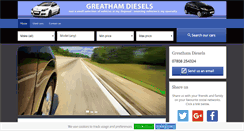 Desktop Screenshot of greathamdiesels.co.uk