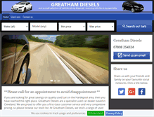 Tablet Screenshot of greathamdiesels.co.uk